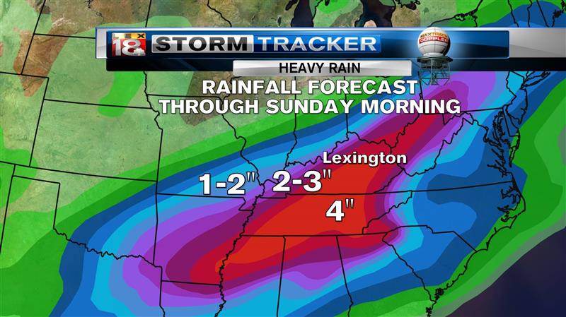 Tom Ackerman<br />Like This Page · 2 hours ago <br /><br /><br /><br />.<br /><br />Heavy rain will be a big threat over southeastern Kentucky into the weekend. Rounds of moderate to heavy rain could put down 2-4&quot; through Saturday morning with more possible Sunday. A flood watch is in effect for southeastern counties Thursday evening through Saturday morning.