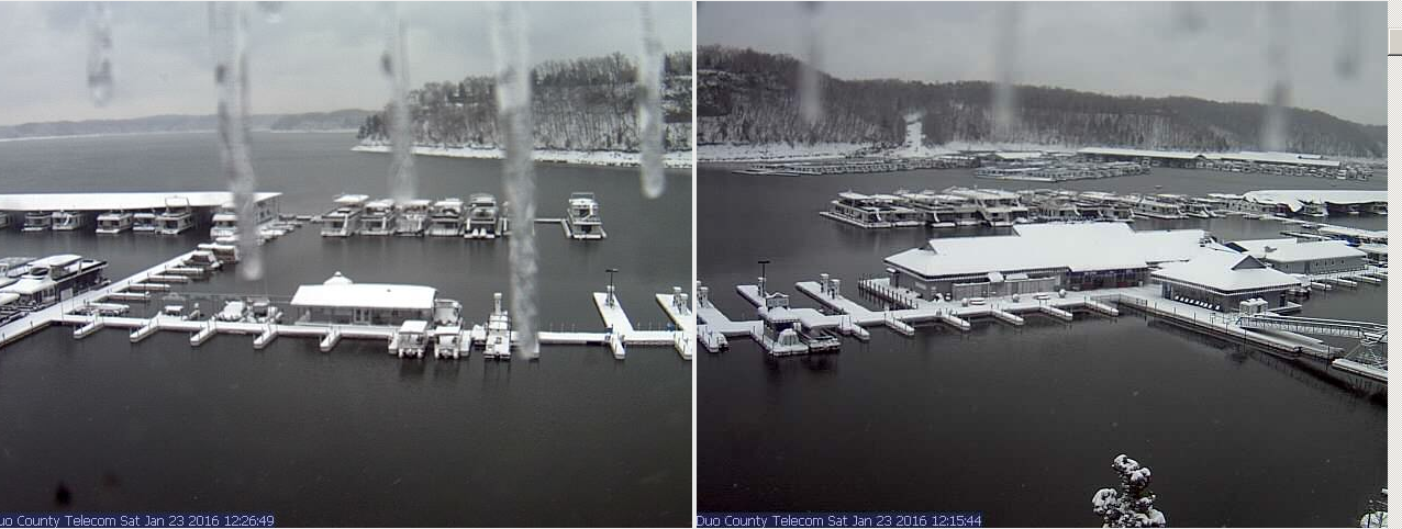Screenshot from our webcam thread http://www.lakecumberlandboaters.com/forum/viewtopic.php?f=2&amp;t=6340&amp;hilit=webcams  if you keep viewing that page you will need to refresh your browser for updated images