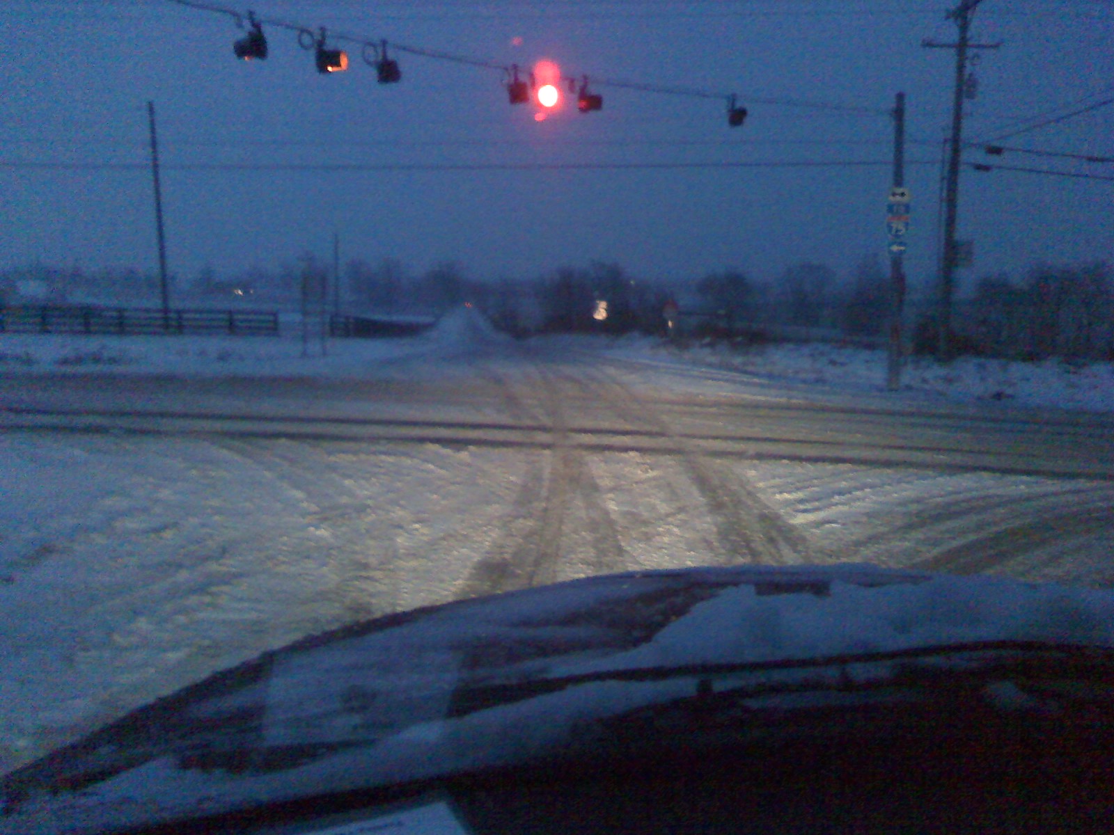 1-7-2010 5:55PM Newtown Pike and 460 Intersection
